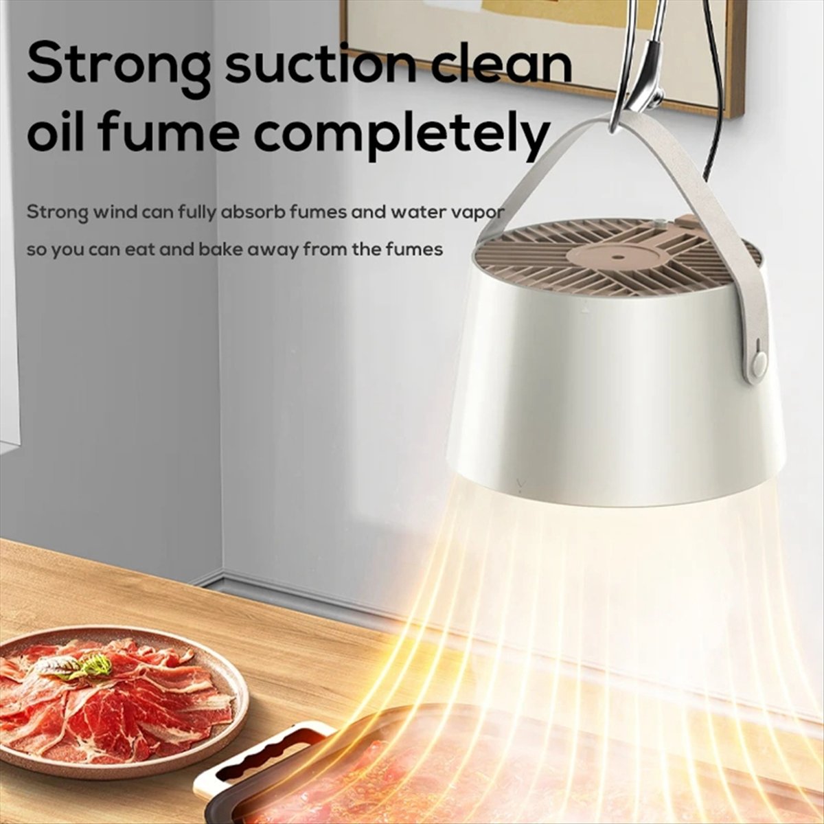 Commercial Kitchen Exhaust Fan - Портативная вытяжка M10K для кухни, настольная