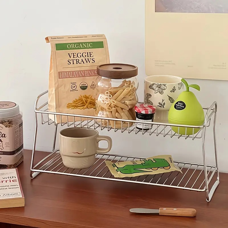 Commercial Kitchen Tables - 2-уровневая стойка для хранения на столешнице