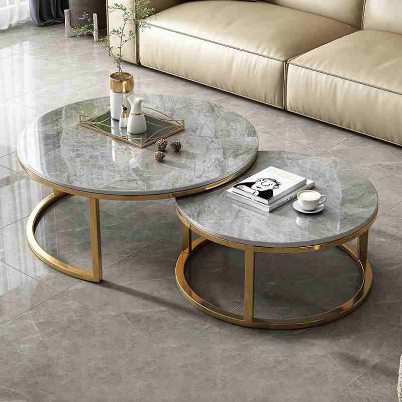 Commercial Kitchen Tables - Скандинавский роскошный журнальный столик с мраморной