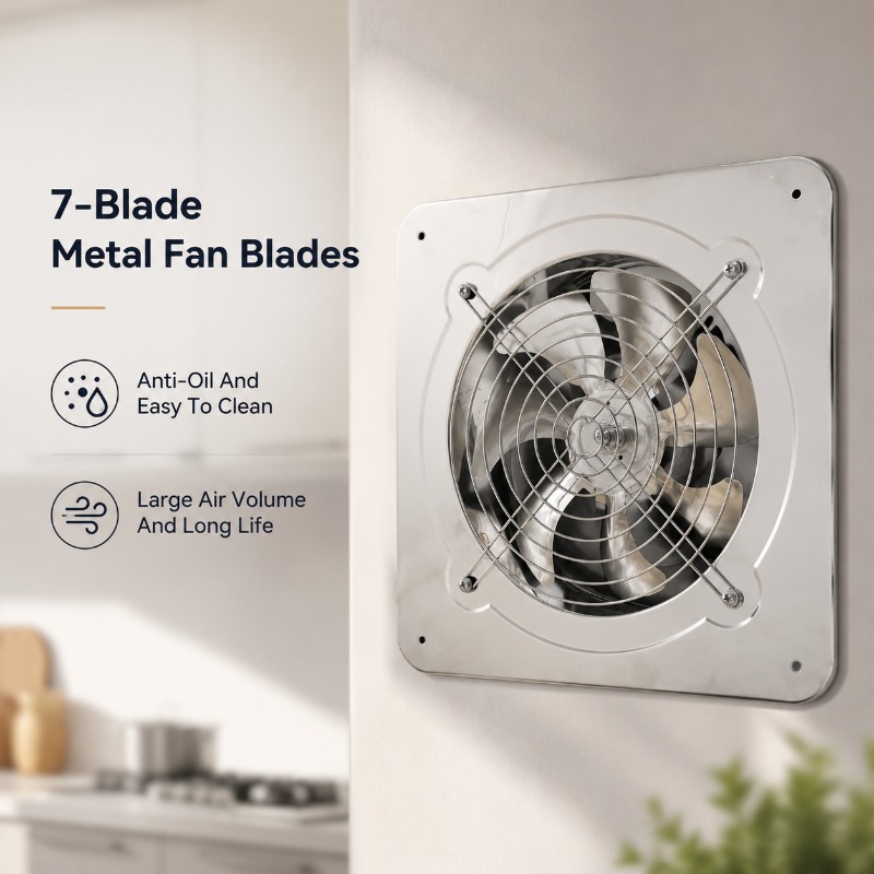 Commercial Kitchen Exhaust Fan - Высокоскоростной вытяжной вентилятор 6-8 дюймов для