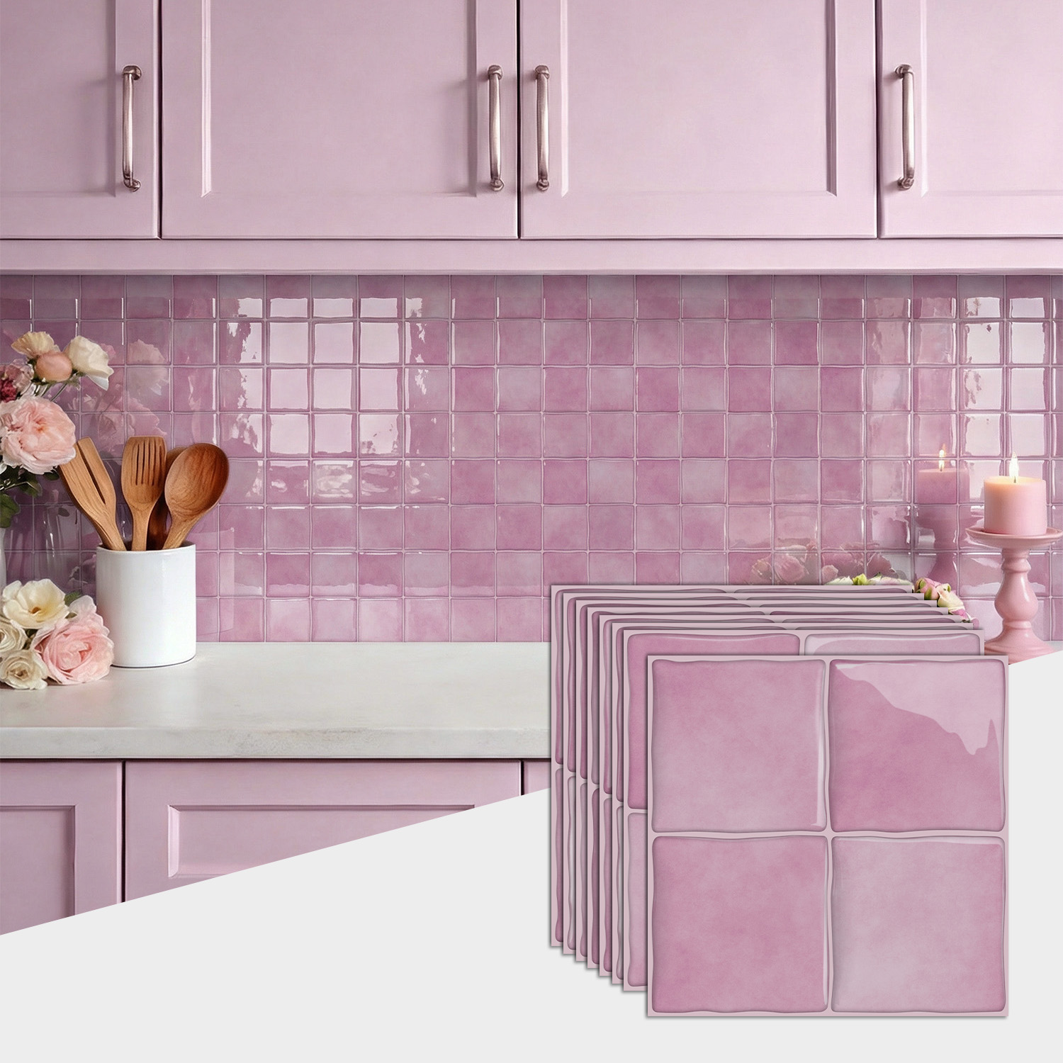 Commercial Kitchen Wall - 3D-наклейки на стену из эпоксидной смолы,