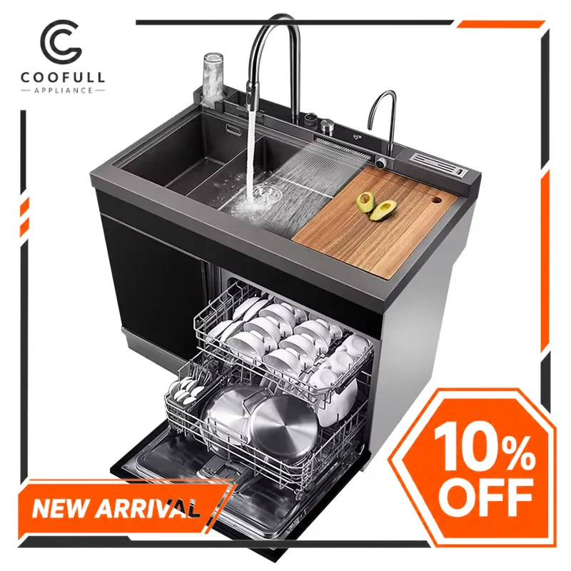 Commercial Kitchen Dishwasher - Встраиваемая ультразвуковая мойка из нержавеющей стали