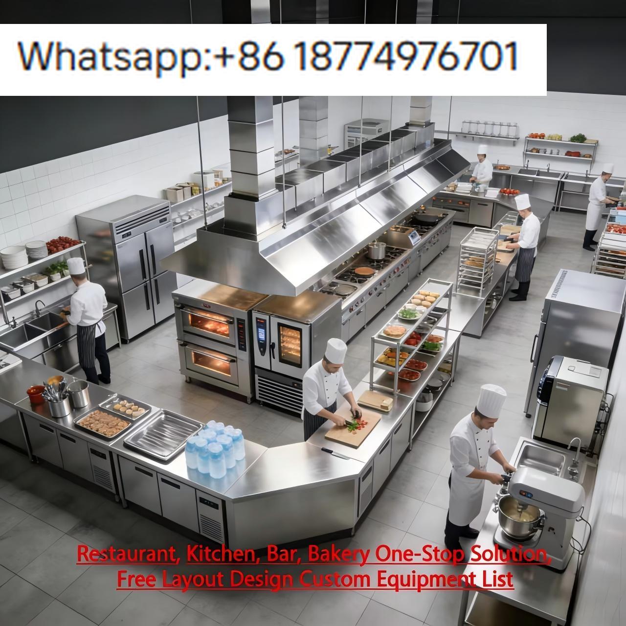 Commercial Kitchen Layouts - Комплект оборудования для коммерческих фастфуд-ресторанов KFC: