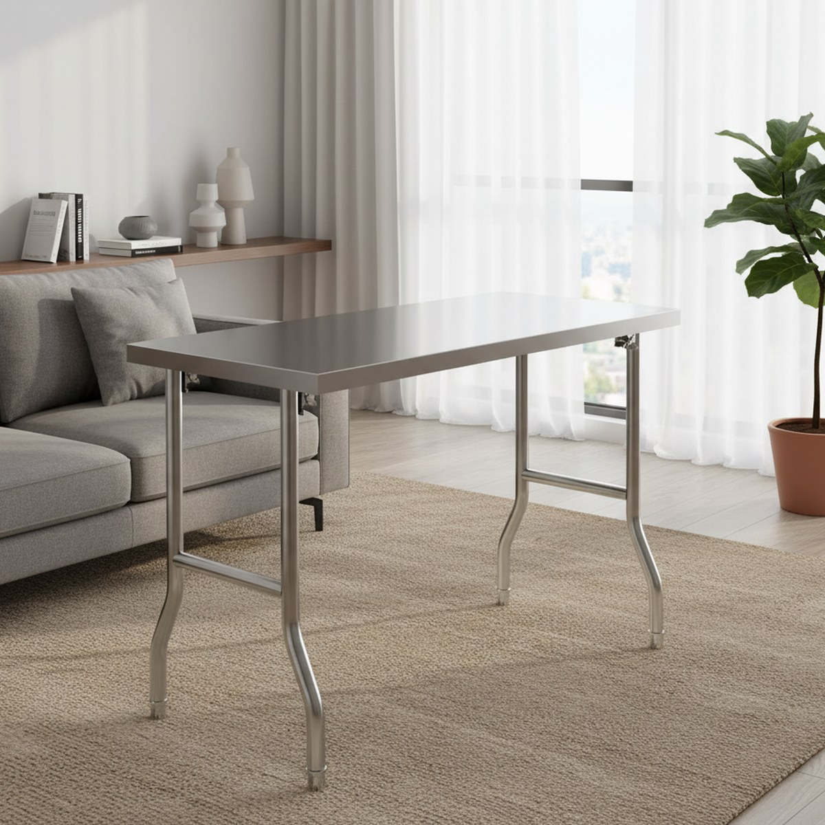Commercial Kitchen Tables - Прочный складной стол из нержавеющей стали