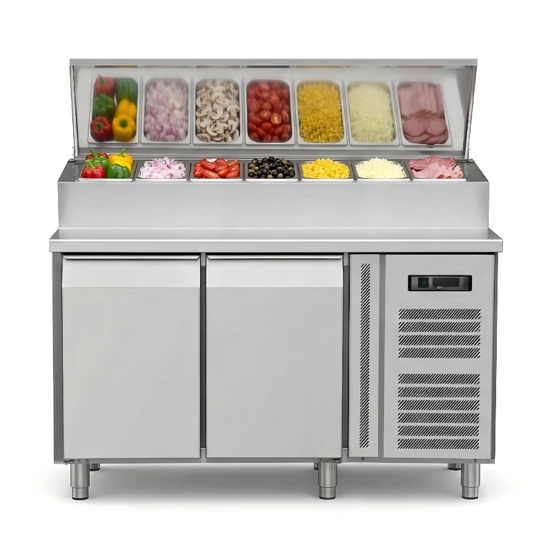 Холодильный стол-прилавок OEM  – обзор и цена Commercial Kitchen Tables