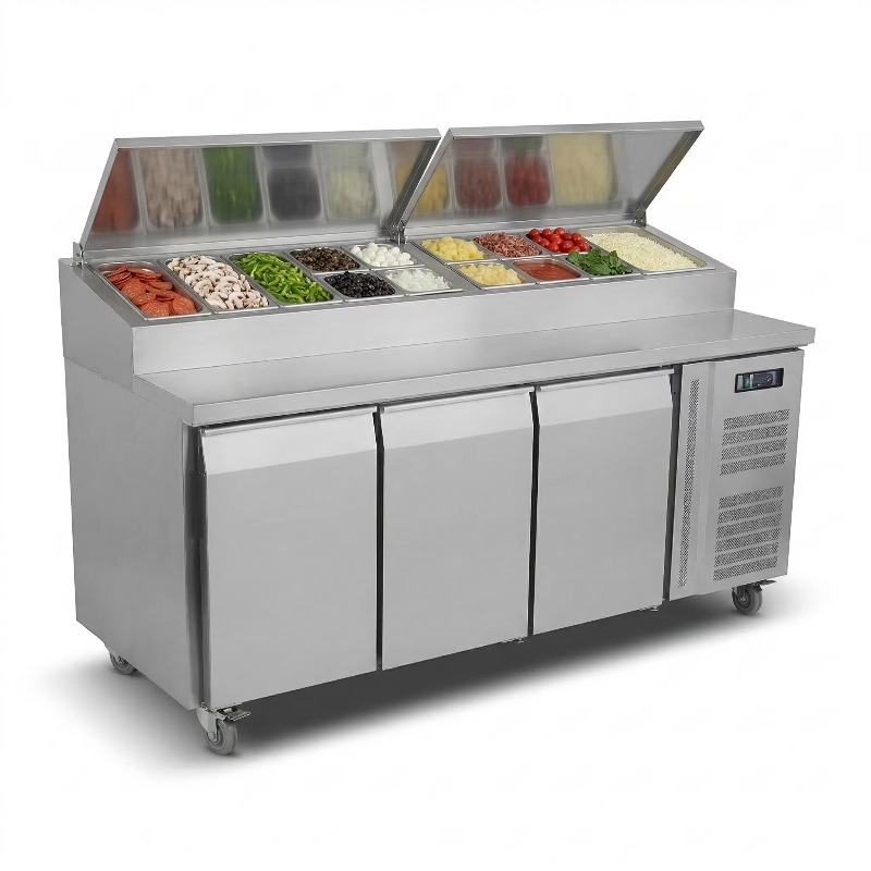 Холодильный стол-прилавок OEM  – обзор и цена Commercial Kitchen Tables