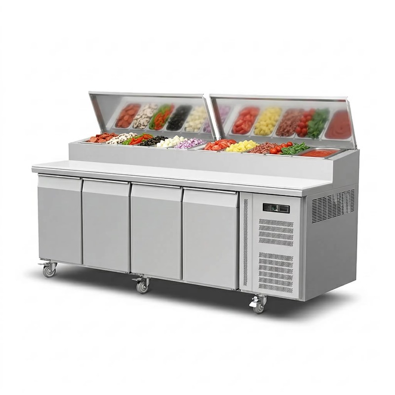 Холодильный стол-прилавок OEM  – обзор и цена Commercial Kitchen Tables
