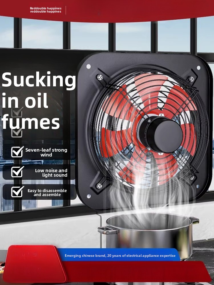 Вытяжной вентилятор 220В Red D – обзор и цена Commercial Kitchen Exhaust Fan