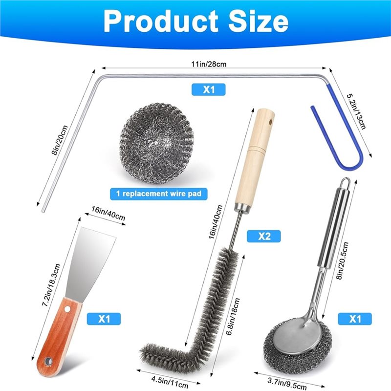 Щетка для чистки фритюрниц ABU – обзор и цена Commercial Kitchen Deep Cleaning