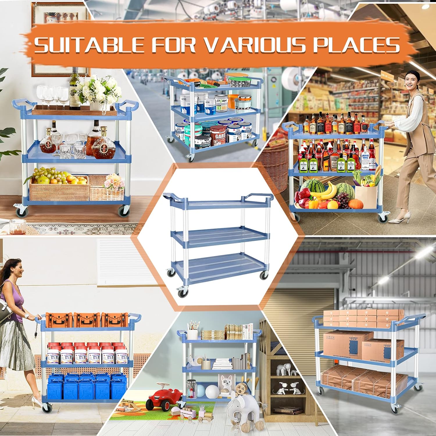 Большая усиленная серая тележк – обзор и цена Commercial Kitchen Warehouse
