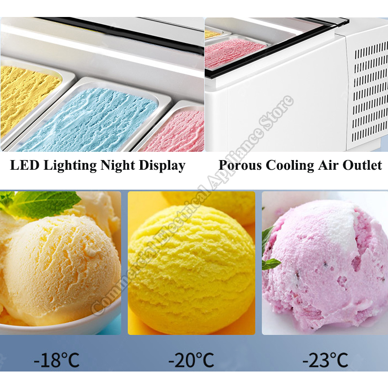 Витрина для мороженого с LED-п – обзор и цена Refrigerated Display Case